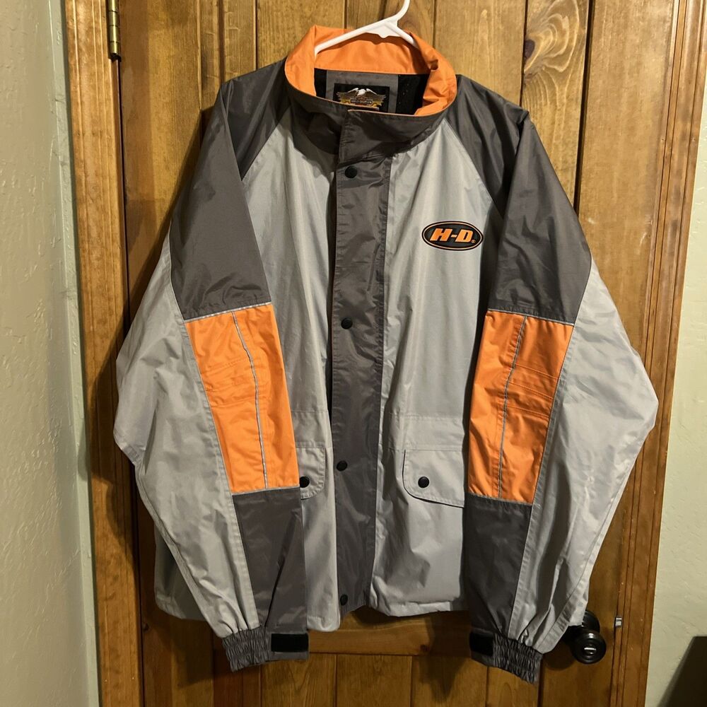 Harley Davidson Reflective Rain Suit Jacket and Pants - Men’s 2XL - Picture 2 of 9